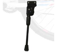 Bike Kickstand, 27cm/10.6in Length Metal Side Parking Foot Stand with Rubber Base Universal 2 Hole Anti Slip Support Bracket, Easy to Install, for 20/22/24 in Mountain and Road Bikes