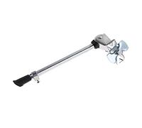 Bike kickstand， Alloy Adjustable Bicycle Packing Rack Kick Stands Cycling Sidestay Fit for 24-27 inch Bicycle(Silver White)