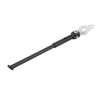 Bike Kickstand Aluminum Alloy Lightweight Durable Bicycle Stand Replacement Part for 16 Inch Folding Bikes K3 KAA672 FGC FGD1611 KA1618 KA1609 with Stainless Steel Plate 10mm (Long black)