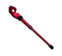 Bike Kickstand, CNC Machined Aluminum Alloy Folding Foot Support, Universal Lightweight Stand for BMX, Brompton, Folding Bikes & Most Adult Bicycles(Red)