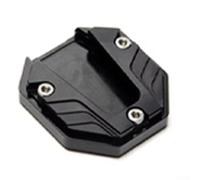 Bike Kickstand Extension Foot Side Stand Pad Anti-Skid Base for Road MTB BMX Prevents Sinking on Pavement Asphalt Metal Construction(Black)