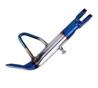 Bike kickstand，Motorcycle Accessory Kickstand Foot Brace Parking Leg Foot Side Support Stand Adjustable Kickstand Foot Brace(Blue white)