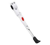 Bike kickstand， MTB Bike Kick Stand Road Bike Parking Racks Mountain Kickstand Cycling Side Stand Foot Support Adjustable Brace Cycling Parts(White)