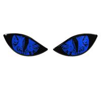 BIKE-label Reflex Sticker 3D Evil Eyes Car Motorcycle Helmet Blue 910068VA