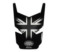 BIKE-label Tank Pad 3D Motorcycle Sticker Tank Protection Paint Protection Union Jack English Flag X504010VA