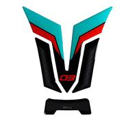 BIKE-label Tank Pad 3D Tank Protector Compatible with Yamaha MT-03 Cyan Storm X508002VA
