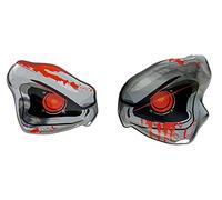 BIKE-label X910086 Evil Eye Robot 3D Sticker for Car Motorcycle in Chrome Look