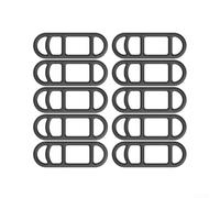 Bike Light Mounting Bands Silicone 70mm Black | 10-pack value, high elasticity, fits most lights, silicone, easy install