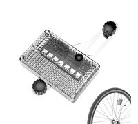 bike lights bicycle wheel lights, solar charging colorful light-changing intelligent light-sensing flash 14led night travel decorative cycle spoke | waterproof rechargeable tire - powered lamp d