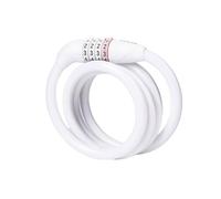 Bike Lock, 4-Digit Resettable Combination Password Anti-Theft Cable Lock, Cute Coiled Bike Lock with Mounting Bracket, Suitable for Bicycles, Electric Scooters, Ebikes