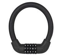 Bike Lock Bicycle Combination Lock Universal 5-Digit Code MTB Bike Security Combination Locks Motorcycle Scooter Anti-Theft Padlock Bike Locks(Black 17.2x400mm)