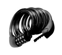 Bike Lock,Bicycle Locker Combination 4 Digit 1800mm/12mm Long Cycle Chain Cable Locks High Security Bike Cable Lock for E-Bike Mountain Outdoor Ski Gate Accessories
