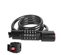 Bike Lock, Cable Security Chain, Taillight Feature, Heavy Duty, Cut-Resistant Accessory for Urban Commuting, Campus, Parking, Cycling, Travel, Roadside, Garage, Fence Use