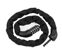 Bike Lock Combination, 1.2m x 6mm Heavy Duty Bike Chain Lock with 5-Digit Resettable Code - High Security Cut Resistant Bicycle Lock for eBike, Motorcycle, Scooter, Gate & Door
