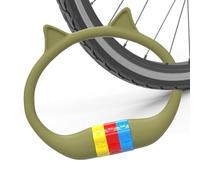 Bike Lock Combination,Cat Ear Shape Combination Lock | Cat Ear Design Silicone Padlock for Gate RV Grill Parking Fence Travel Outdoor Patio Commuting Urban Cycling