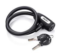 Bike Lock High Security Key Coiling Cable Chain Mounting Bracket Cycling Accessories MTB Scooter Moto Grills Secured Anti-Theft Steel Wire Intergrated Keys