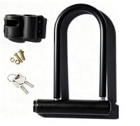 Bike Lock,Small 2 U Shape Security Safety Lock Set, Anti Theft Bicycle Locks with Key,Super Strong Shear,Bicycle Secure Locks for Road Bike, Electric Bike, Mountain Bike, Folding Bike (2 Set)