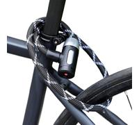 Bike Lock - Waterproof Secure Cable for Bicycles | Uncuttable Scooter Security Lock for Outdoor Travel Mountain Motorcycle Trail School Biking Road Trip Beach