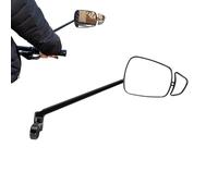 Bike Mirror - Adjustable Wide Angle Safety Mirror Lens - Handlebar Side Mirror | for Cycling Athletes Commuting on Road Men Women Teen