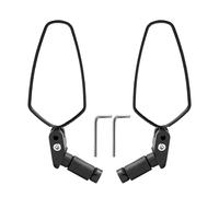 Bike Mirror, Handlebar Mount, Riding Parts, 360-Degree Rotatable, Anti-Vibration Design, Wide-Angle View, Build, Lightweight Fit, for Urban Road Mountain with Adventure