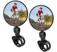 Bike Mirror Set, 2 PCS Rear View Handlebar Mirrors for Bicycle, Adjustable and Rotatable, Safe Cycling Accessories, Wide Angle Vision for Mobility Scooters, Electric Bikes, Mountain Bikes