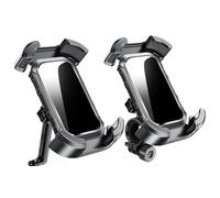 Bike Mobile Cradle - 360° Rotating Anti Slip Shock Absorbing Elastic Straps Secure Hold Rubber Backed Grip Weatherproof Hand oparation Universal Fit | Bicycle Scooter Stroller Trainer