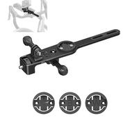 Bike Mount Bracket Compatible with Insta360, DJI, GoPro, Aluminum Alloy Handlebar Mount with 1/4 Thread and Dual Expansion for Cycling & Outdoor Sports (Integrated Handlebar)