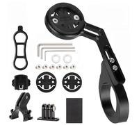 Bike Mount for Garmin, Out Front Mount Set Aluminum Alloy Bicycle Extended Handlebar Mount for Garmin Edge Sport Action Camera