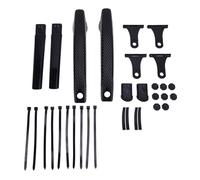 Bike Mudguard Pair, Universal Front Rear Quick Release, Adjustable Extended Bicycle Mudflap - Efficient Mud Guarding, Impact Proof Material, Comfortable Ride for Road Bikes