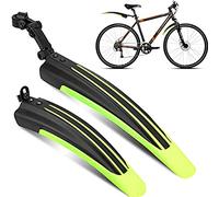 Bike Mudguard Set Bicycle Fender Mountain Front & Rear Mud Guard Universal Mudguard Bike Cycling Tires Fenders Full Cover Thicken Widen Adjustable Bike Mudflap fit for 20/22/24/26 inch MTB Road Bike
