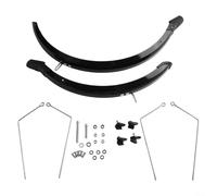 Bike Mudguard Set, Bicycle Mudguards Full Cover Thicken Widen Bicycle Fenders Set, Front+Rear Mudguard For 16 In Folding Bike Riding(16inch disc)