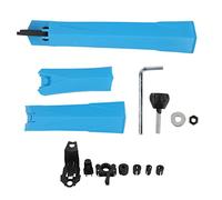 Bike Mudguard Set Quick Release Front Rear Mountain Bicycle Mudflap Against Splashing Water Dirt Rubber Plastic Metal Universal Fit All Mountain Bikes (Blue)