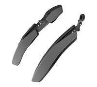 Bike Mudguards - Quick Bicycle Splash Guards, Lightweight Clip On Covers, Tool Free Mounting Design | Blocks Water Grit Spray For Urban Cycling Protection Wet Roads Weather Riding