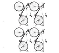 Bike Nook Stand & Vertical Storage Rack - 4 Pack - The Original Vertical Bicycle Floor Stand for Garage Storage and Indoor and Outdoor use, No Drilling Required