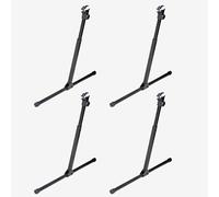 BIKE NOOK T - 4 Pack - The Original Vertical Bicycle Floor Stand for Garage Storage and Indoor and Outdoor use, Perfect Bike Accessories for Small Spaces Nooks, No Drilling Required