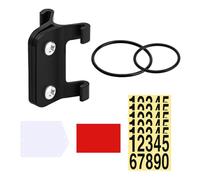Bike Number Plate Holder - Racing ID Plate, Front Handlebar Display Frame, Rigid Support Accessories | Quick Set Up Mechanism for Training Use in Bike Tournaments on the Trail