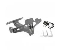 bike number plate mount For Hon@&da MT07 MT09 MT10 Motorcycle Rear License Plate Mount Holder Turn Signal Lights Aluminum Alloy Bracket(Titanium with light)