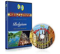 Bike-O-Vision - Virtual Cycling Adventure - Belgium - Perfect for Indoor Cycling and Treadmill Workouts - Cardio Fitness Scenery Video (Widescreen DVD #37)