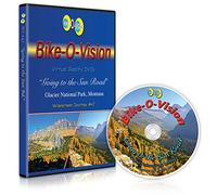 Bike-O-Vision - Virtual Cycling Adventure - Glacier National Park, Montana - Perfect for Indoor Cycling and Treadmill Workouts - Cardio Fitness Scenery Video (Widescreen DVD #47)
