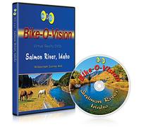 Bike-O-Vision - Virtual Cycling Adventure - Salmon River, Idaho - Perfect for Indoor Cycling and Treadmill Workouts - Cardio Fitness Scenery Video (Widescreen DVD #46)