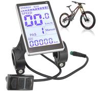 Bike Odometer and Speedometer, Waterproof 24V 36V 48V LCD Display for Road Cyclists, Mountain Bikers