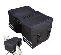 Bike-Panniers - Water Resistant Bag, 25L Capacity, Reflective Trim for Visibility, Sturdy Bicycle Storage, Secure Mounting Design | Trunk Bag for Mountain Bike, Road Cycle, Electric Commuting, Daily