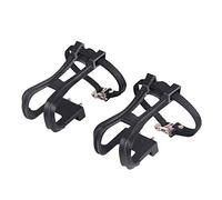 Bike Pedal Clips Strap Anti-Slip Cycling Fixed Toe Clip Belt Bicycle Toe Clips Cage For Outdoor Mountain Road Bike Cycling Band Strip