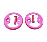Bike Pedal Plate Bow For Wahoo For SpeedPlay, Alloy Construction | Lightweight Design At 15G, Includes Bolts, Silver Rainbow Pink Green Purple Black Blue Gold Options For Cycling