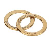 Bike Pedal Washers, Durable Titanium Alloy Extended Design for Enhanced Stability, Bicycle Pedal Spacers for Road Mountain Commuter Cyclists and Long Distance Riding