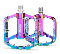 Bike Pedals - 9/16" Bicycle Pedals Platform - 3 Sealed Bearing MTB Pedals, Lightweight Plat Pedals for Road Mountain BMX MTB Bike