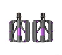 Bike Pedals 9.8x8.2cm Triple Bearing Smooth Ride | Wide platform design, enhanced foot stability, secure grip, 9.8x8.2cm size, intense cycling support