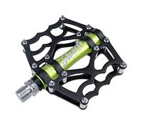 Bike Pedals Cycling Bike Bicycle Pedals Ultralight Seal Bearings Aluminum Alloy Durable Widen Area MTB Parts(Green)