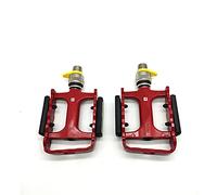 Bike Pedals Folding Bike Quick Pedal for Bicycle Pedal for BMX MTB(Red)