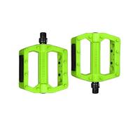 Bike Pedals MTB Road Bike Pedal Bearing Pedals Non-slip Folding Bicycle Fixed Gear Water Proof Nylon Downhill Ultra-light For 14mm Part(Green)